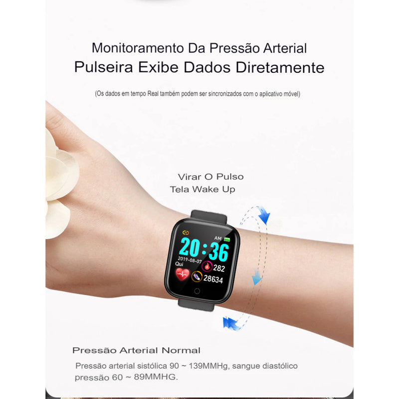 Smartwatch D20 - Relógio Inteligente