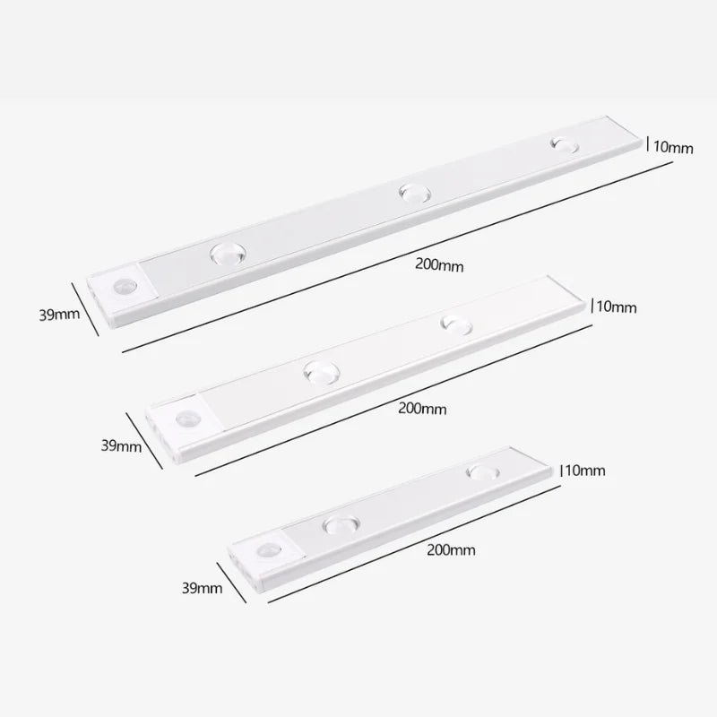 Lâmpada LED Magnética com Sensor de Movimento - Design Moderno e Instalação Fácil