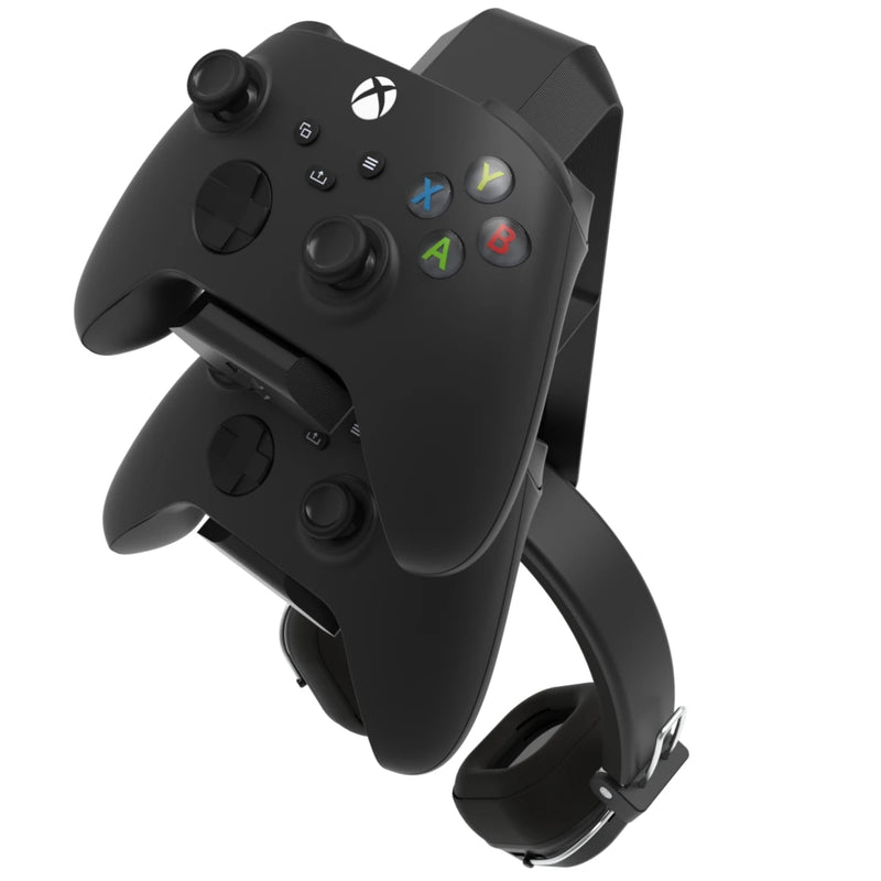 Suporte de Parede Compatível com Headset e 2 Controles para Xbox ou PlayStation