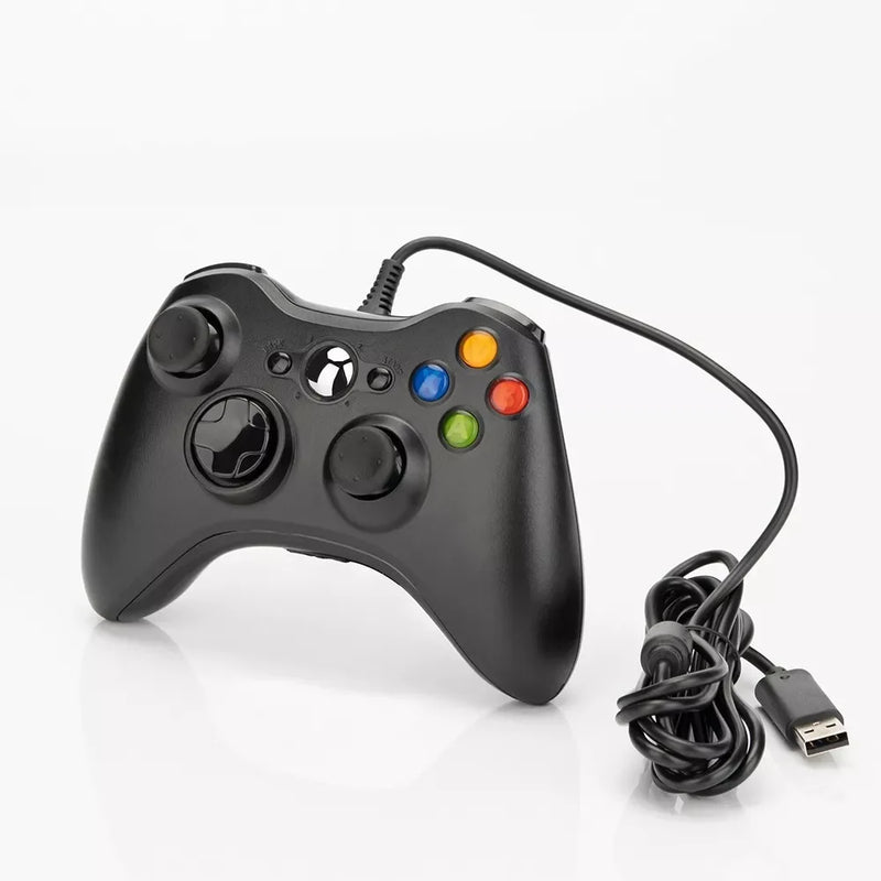 Controle Xbox 360 Com Fio - Compatível com PC e Xbox 360